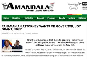 Panamanian attorney wants cb Governor, Joy Grant, fired