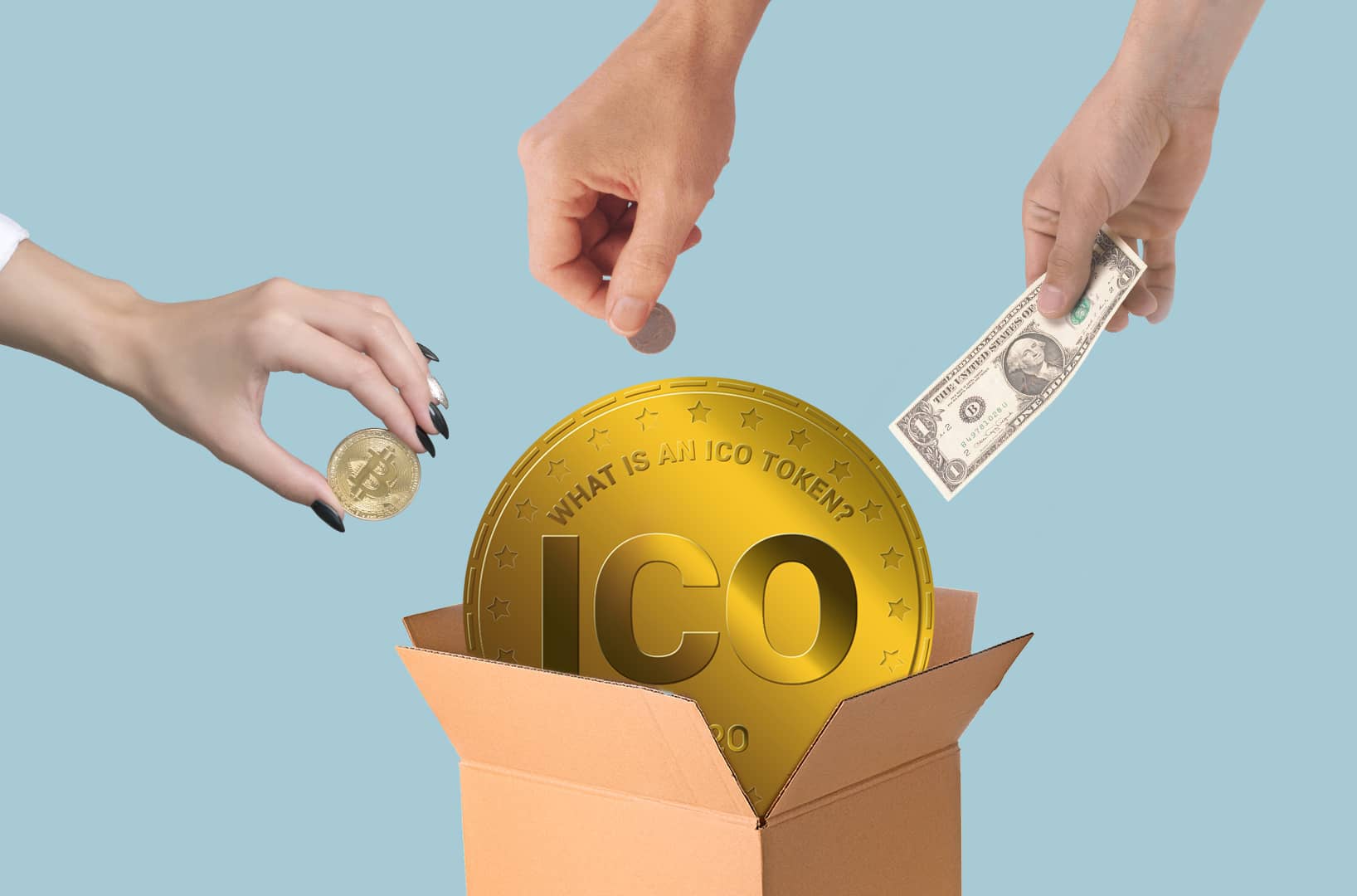 How is an ICO, STO, IPO, or DAO made?